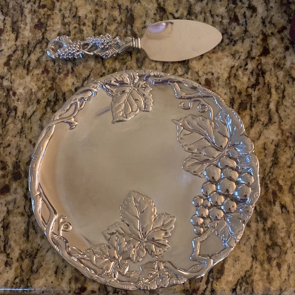 Arthur Court Cheese Plate and Server